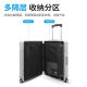 2025 New Aluminum Alloy Luggage 20inch Anti-Fall and Anti-Pressure Business Suitcase Silent Trolley Case Source Factory