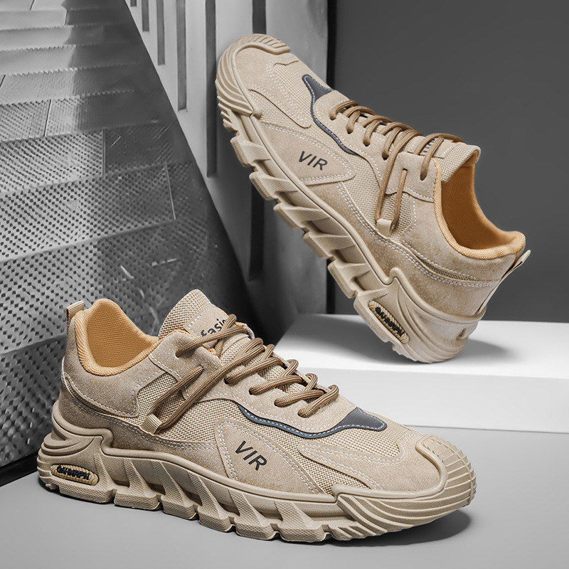 Zapatos de trabajo para hombres 2026 nuevos zapatos de skate de primavera al aire libre zapatos de marea transpirables resistentes al desgaste universal de moda casual estudiantes