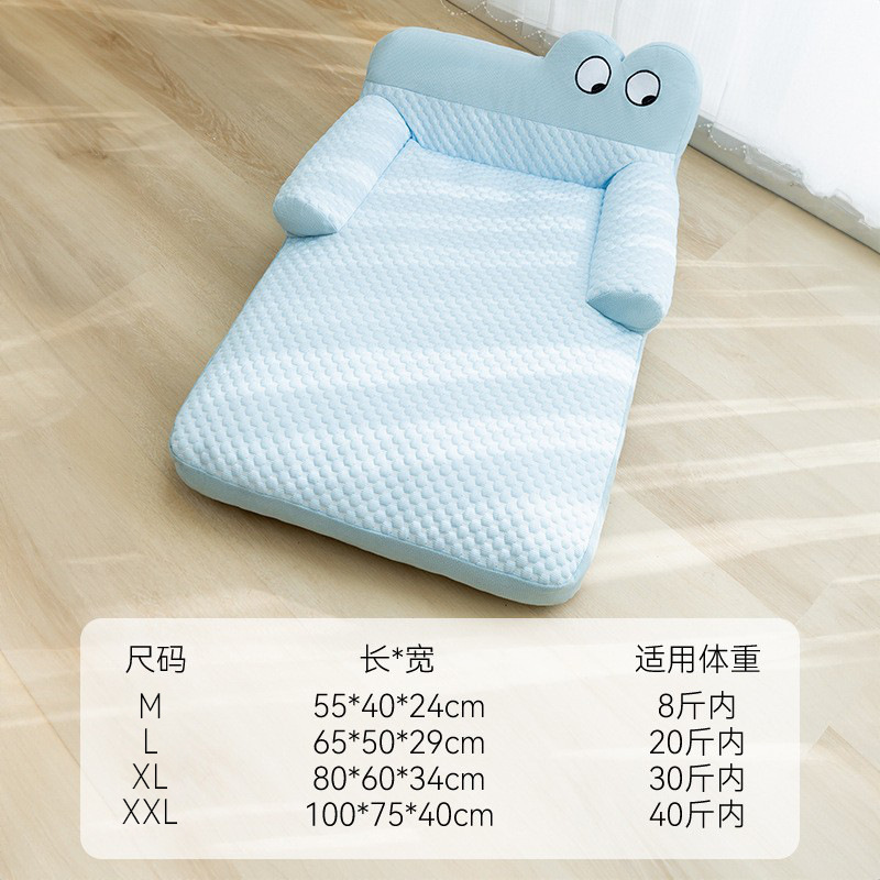 [Seleccionado cuidadosamente] Monstruo de ojos grandes, cojín para perros fresco, transpirable y fresco, cama para perros en primavera y verano, nido para gatos para mascotas