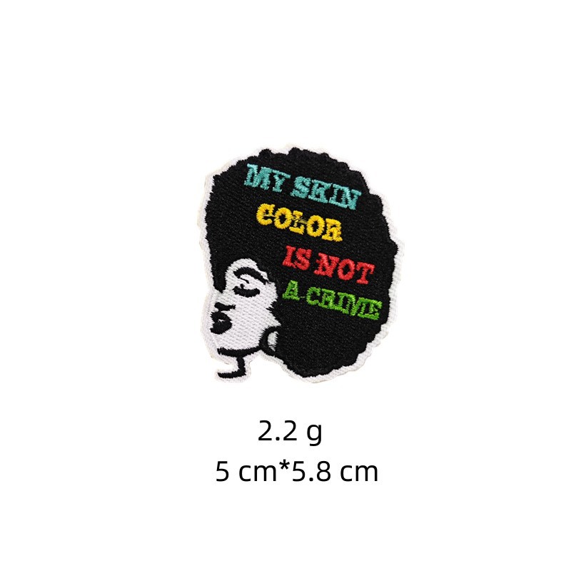 2g Weight Clothing Sticker Patches Classification 1 Piece Quantity Nonwoven, Polyester Material Human, Letter Pattern Cute Style 1 Piece Cute Human Letter Nonwoven Polyester Clothing Sticker Patches 11