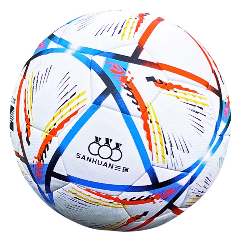 Nueva Copa del Mundo de Fútbol No. 5 Copa de Europa Copa América Liga de Campeones El mismo estilo Pegatinas de piel pu No. 4 Fútbol al por mayor