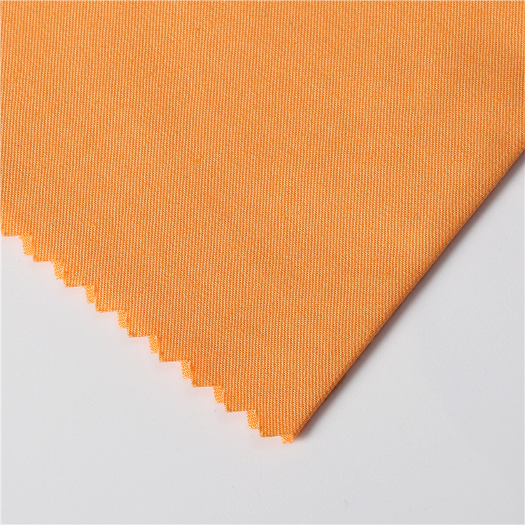 Tejido de algodón 100% caliente, tela de algodón de color sólido, tela de algodón de twill de Lyocell, tela de algodón resistente a la suciedad