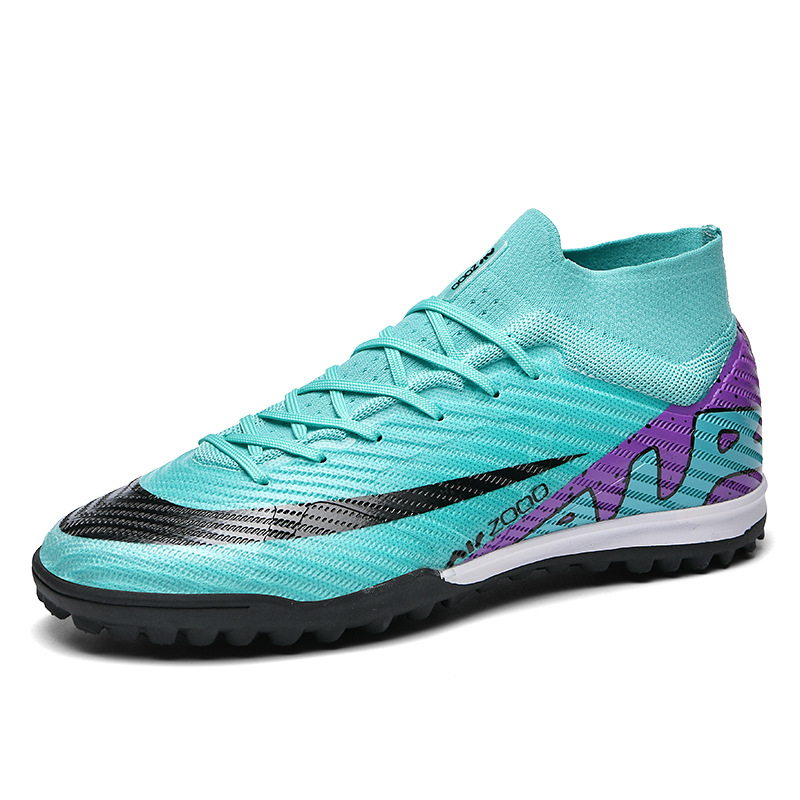 Cross-border temu nuevos zapatos de fútbol de la Copa del Mundo de entrenamiento profesional de alto nivel anti-deslizante respirado zapatos de fútbol de clavo largo