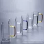 定制家用带盖方形吸管杯