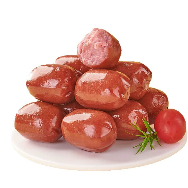 Хрустящая мясная колбаса мясные финики куриная грудка колбаса чтобы утолить тягу закуски куриная колбаса закуски