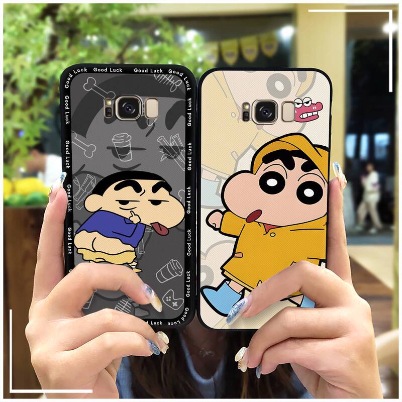 Suitable for Samsung Mobile Phone Cases, Funny, Simple, Digital, Youthful, Men's and Women's Models, Xiaoxin Silicone Crayon Dustproof Creative
