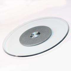 ホテルのレストランの回転盤の家庭用食卓のガラスの円卓の台座のホテルの食卓の回転盤の円形のテーブルの回転台
