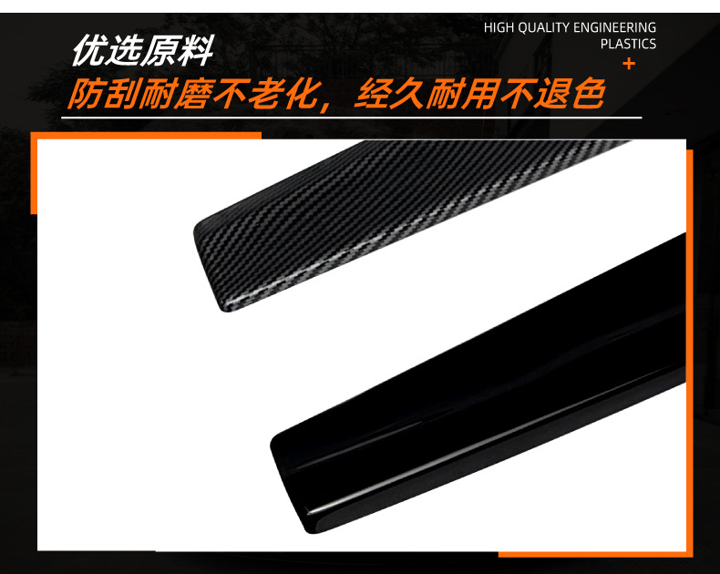 Suitable for Mercedes-Benz C-Class W206 S206 AMG Line 2022+ side skirt spoiler small body kit exterior modification