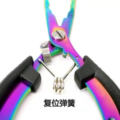 Wholesale Multifunction Straight Mouth Color Titanium Fishing Pliers Fishing Shears Power Horse Fishing Line Straight Mouth Pliers Fish Controller Saltwater Fishing Pliers