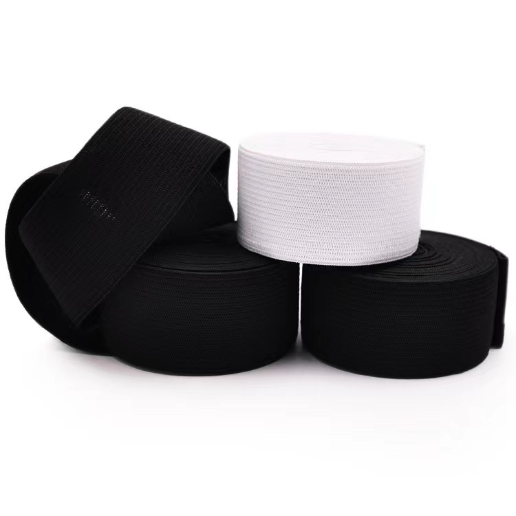 薄款松紧带弹力扁宽橡皮筋黑白细松紧家用裤子裤腰裤头橡筋辅料