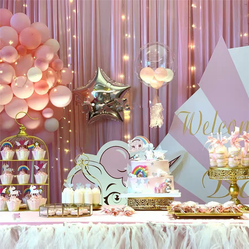 Decoración de mesa de postres de boda de oro, estante de pastel europeo, propósitos de boda, bandeja de pastel de encaje, estante de refrigerio de hierro forjado, 12 juegos image 5