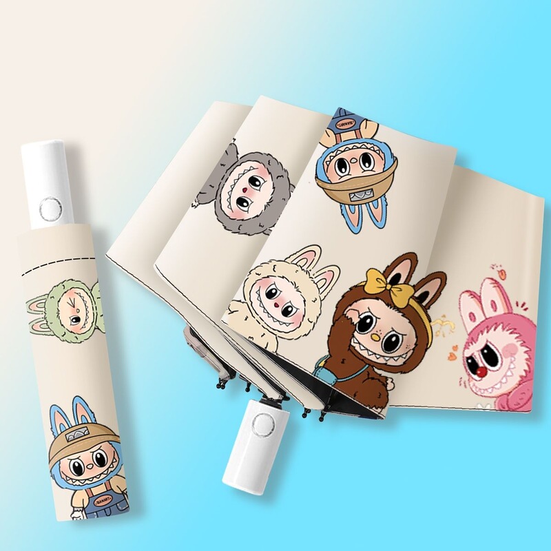 Fully Automatic Bubble Umbrella, Cute Sun Umbrella, Vinyl Sunshade Umbrella for Both Sunny and Rainy Weather, Uv Protection, Foldable Sun Protection Umbrella