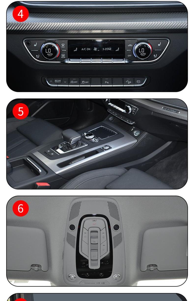18-25 Audi Q5L Central Control Gear Interior Film Car Modification Special Paint Transparent Tpu Protective Film