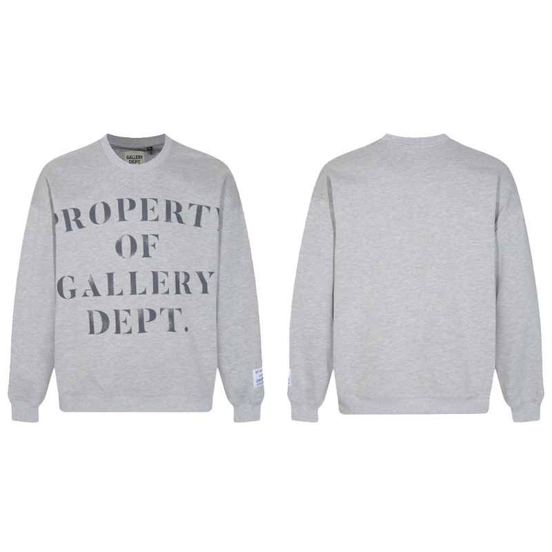 外単Gallery Dept経典アルファベットスローガンlogo腕炎プリントファッションパーカー|undefined