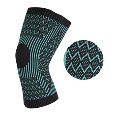 Maxwell Sports Knee Support with Double-Wave Anti-Slip Elastic Warm Nylon Knitted Protection Outdoor Cycling Hiking Gear