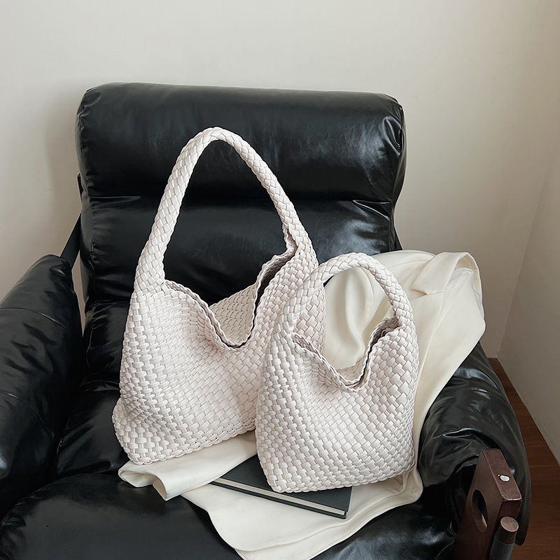 Bolsa de trenzado transfronteriza de viento de viaje bolsa de gran capacidad bolsa de tejido bolsa de hombro bolsa diaria bolsa de moda de mujer braza