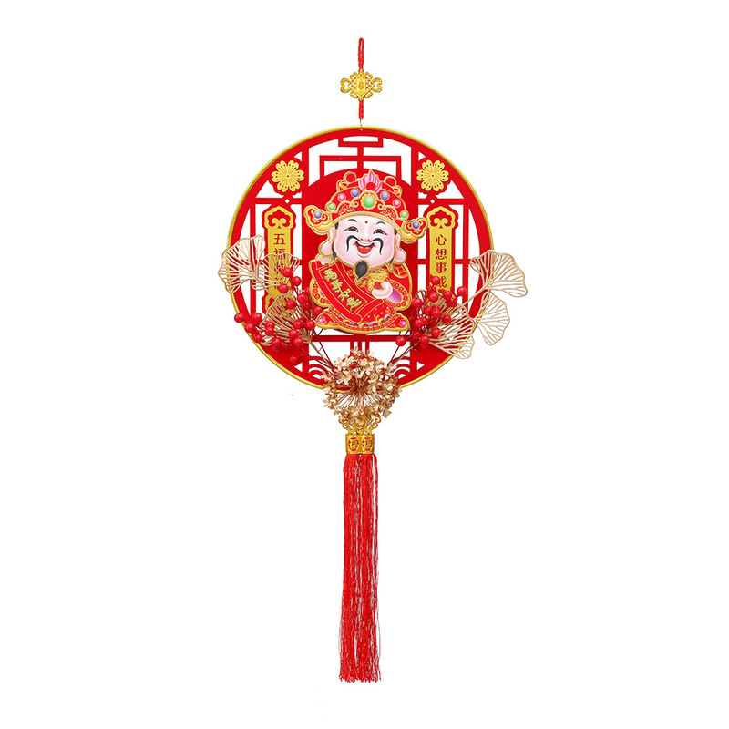 電動首振り福神ペンダント玄関飾り春節福文字飾り新年お祝い吊り下げ飾り用品工場直販|undefined