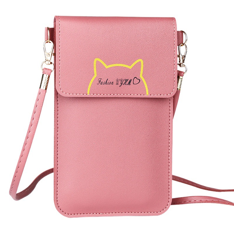 Nueva bolsa de teléfono móvil de las mujeres del todo partido de la moda coreana pequeña bolsa de hombro mini monedero de gran capacidad multifuncional crossbody bolsa pequeña