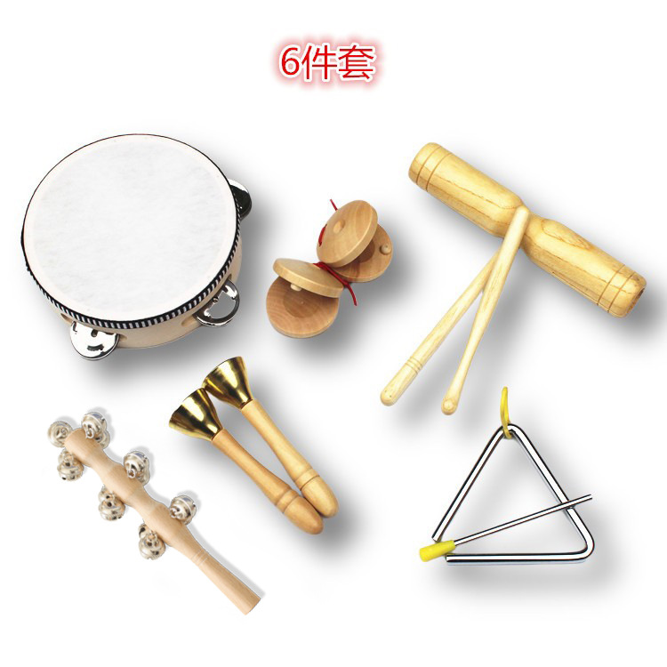 Log Orff instrumento musical traje combinación material didáctico conjunto completo kindergarten niños instrumento de percusión juguetes educación temprana Música