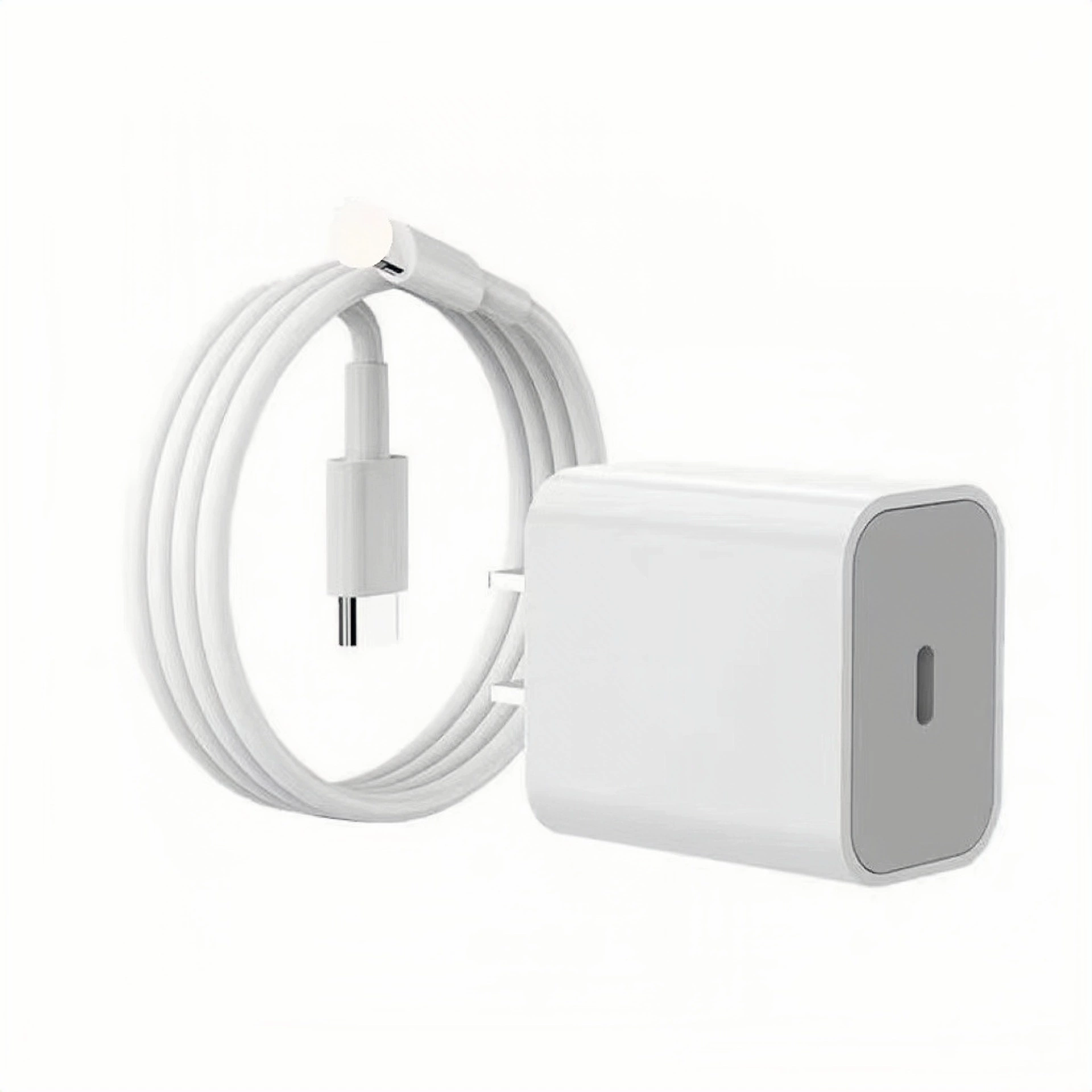 Зарядное устройство (совместимо с Apple) 30 Вт GaN/USB-C быстрый заряд, компактный 4.2×4.1×2.7 см