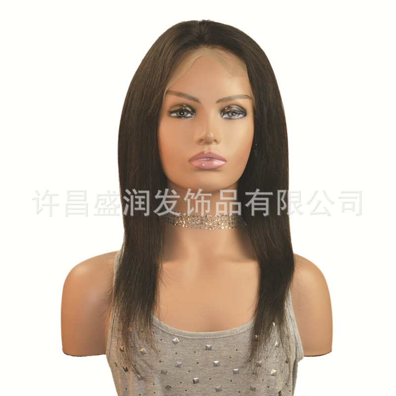 wear and go real-life wig gleless human hair pre-cut lace adjustment