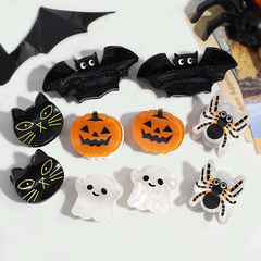 ハロウィーンファッション個性コウモリカボチャのクモの小さなクリップ