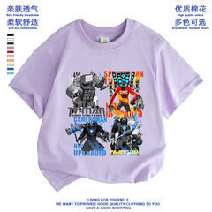 Skibidi Toilet Toilet Person T-Shirt vs Surveillance Person Children's Short Sleeve Dopamine Color Scheme for Boys and Girls to Wear New