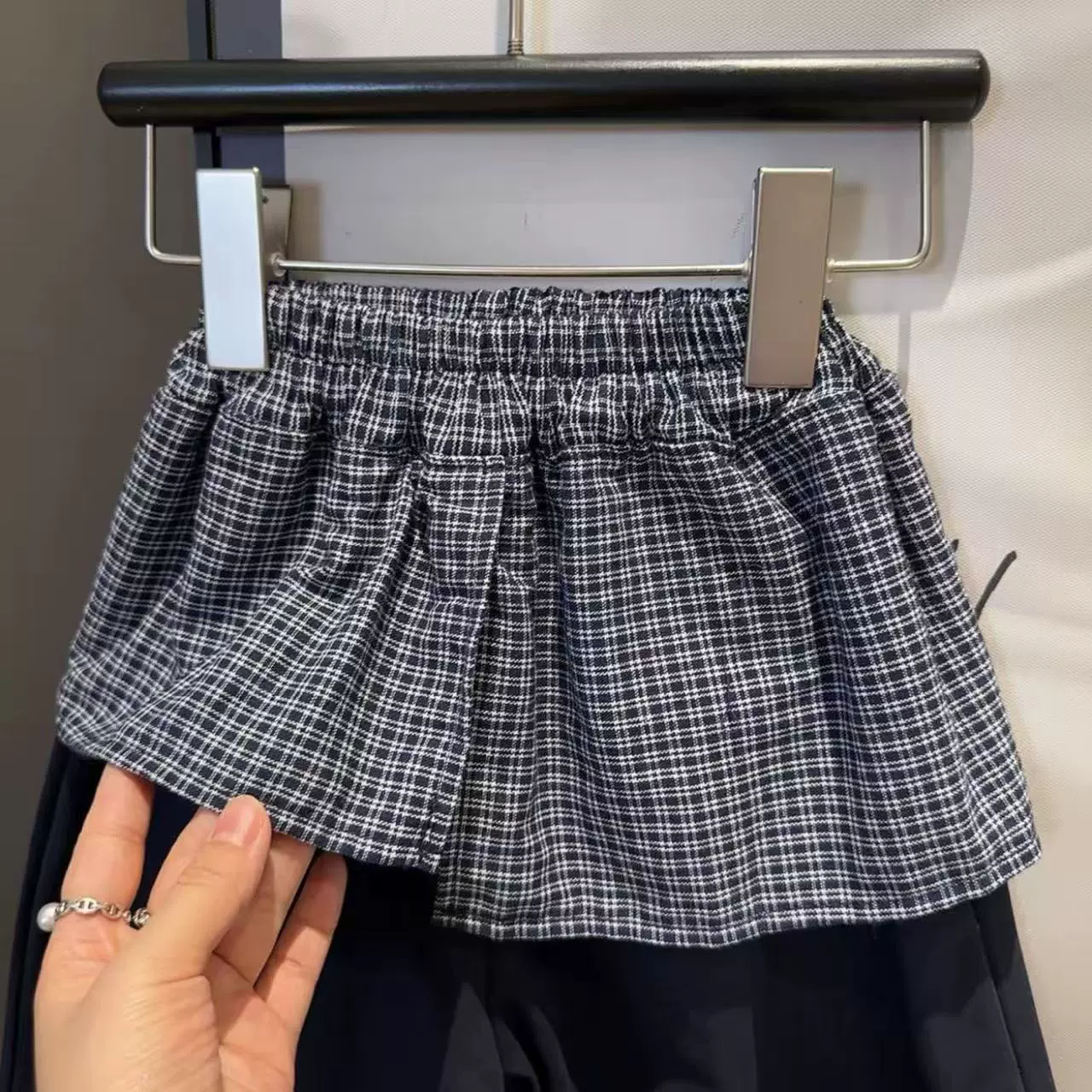 Curtain, trousers, spring cotton set