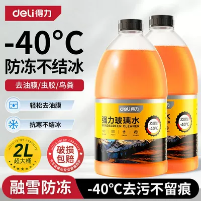 ℃ All-Season Wiper Fluid Manufacturer Wholesale — Glass agent - 40-cstrong-glass-water-2-bottles-affordable