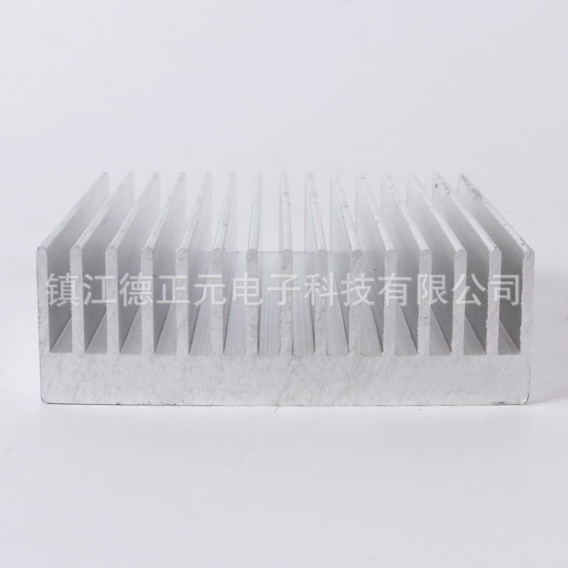 铝材散热片宽90mm高30mm大功率电子散热片 长度可选 底板厚10mm