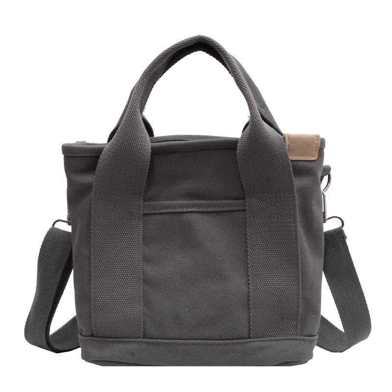 Nuevo estilo coreano bolsa de asas de las axilas de las mujeres crossbody bolsa de lona de gran capacidad de hombro de alto grado todo partido bolso