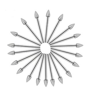 20 pieces of carborundum polishing head beauty sewing black edge removal tool reaming needle raw stone peeling jade carving tool