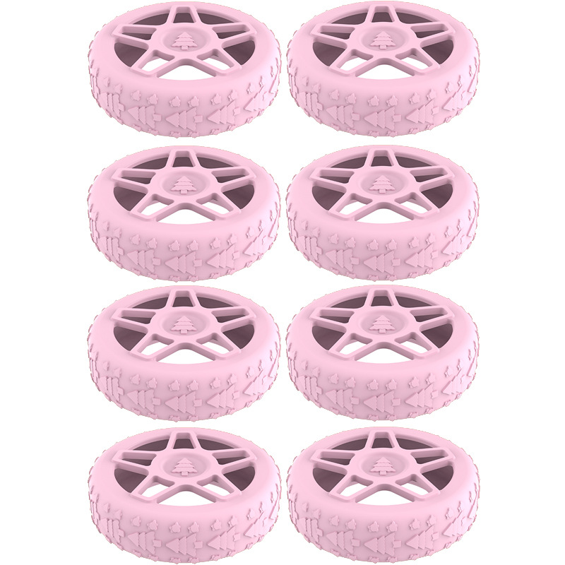 Caster shoesスーツケースホイールシリコン保護カバー耐摩耗性全包スーツケースホイールシリコン保護カバー