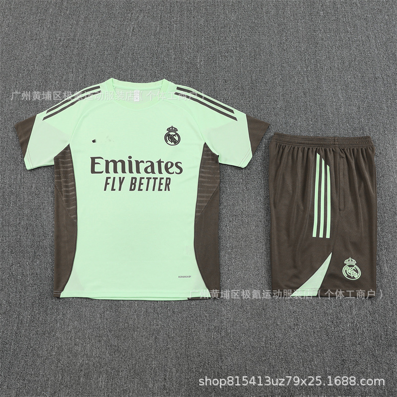 2526 manga corta Real Madrid verde claro