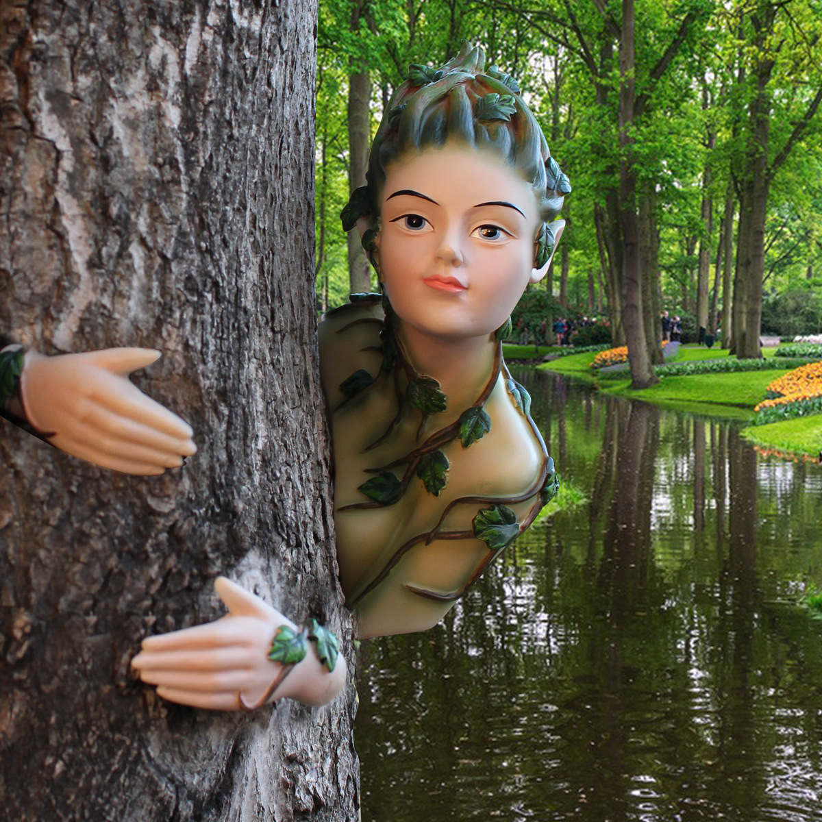   outdoor garden tree Banshee pendant garden tree Vine Banshee resin pendant decorative gift 