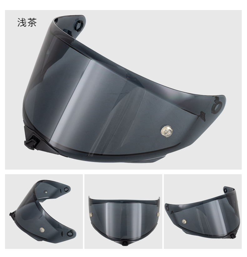 Motorcycle Helmet Tt-Revo Lens Electroplated Sun Protection Uv Protection Tt-Revo Helmet Safety Accessories