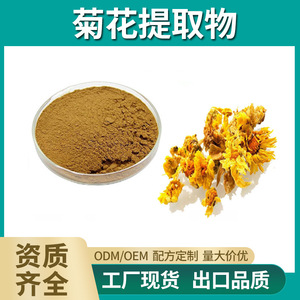 菊花提取物 10:1 食品级 速溶菊花粉 药食同源 浸膏粉工厂现货