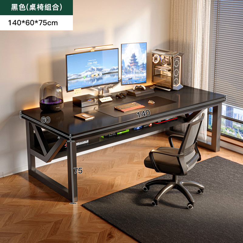 Escritorio para computadora escritorio escritorio para el hogar banco de trabajo dormitorio rectangular escritorio doble mesa de juegos escritorio simple