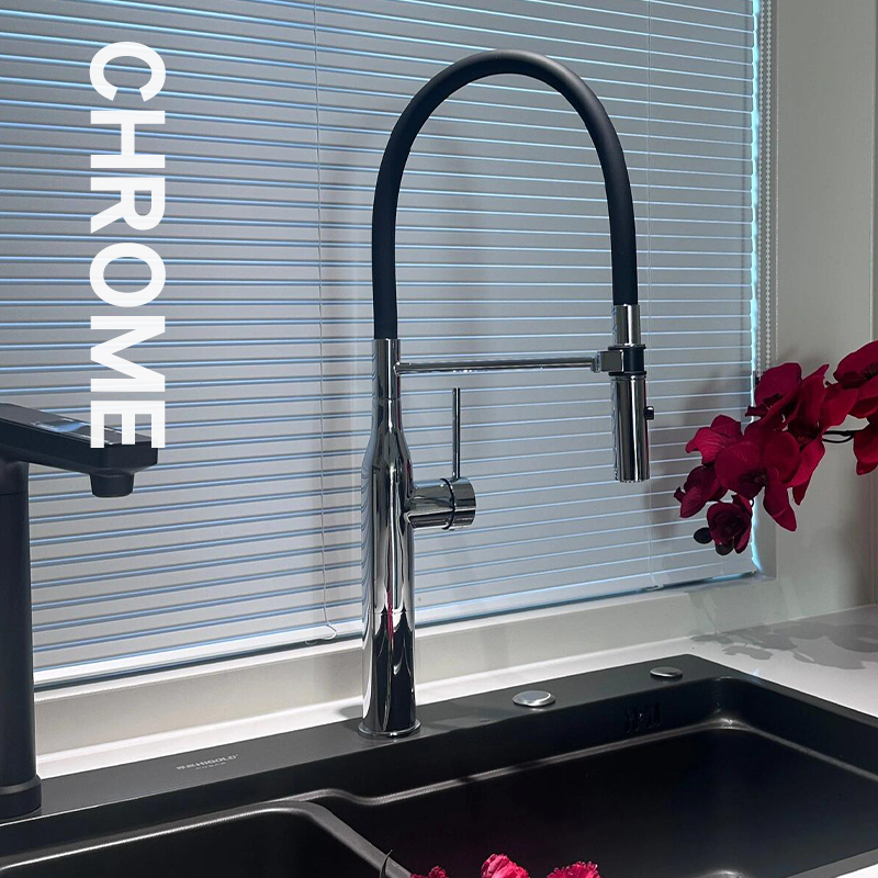 Pull-Out Magnetic Rotating Splash-Proof Hot and Cold Dual-Use Faucet for Household Stainless Steel Kitchen Sink Pull-Out Magnetic Rotating Splash-Proof Hot and Cold Dual-Use Faucet for Household Stainless Steel Kitchen Sink