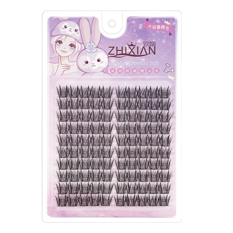 Dense False Eyelashes for Extension, Multi-Style Individual Cluster Flare Kit, Reusable