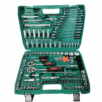 Mühərrik tənzimləmə alətləri, 216-Piece Machine Repair Tool - 151pc-split-box-24-teeth-outer-box-color-random