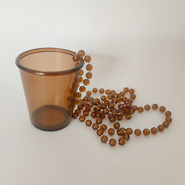 Vasos Pequeños para Fiesta — Mini Shots “Bride to Be” con Cadena de Perlas (Halloween/Bachelor)