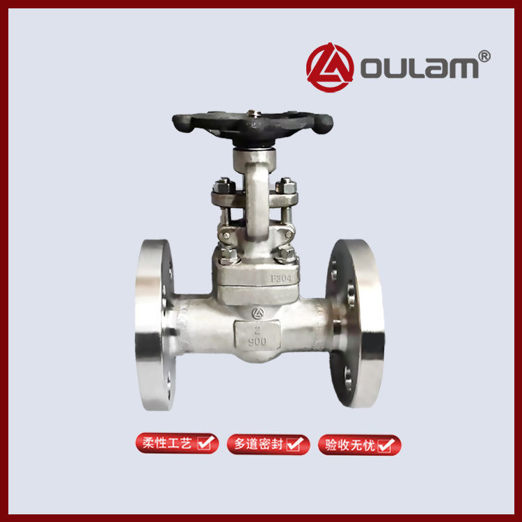 Z41W手动高压闸阀不锈钢美标法兰连接用于延迟焦化装置