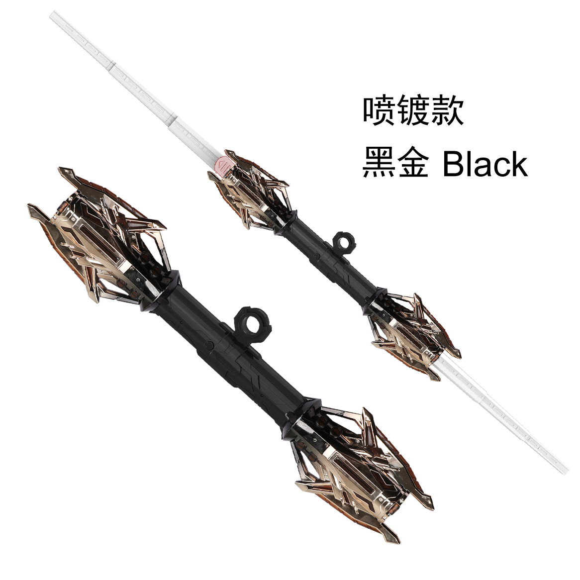 Nuevo Lei Xingquan batalla dos-en-uno espada láser telescópica de doble cabeza Star Wars fresco palo de luz niños y niñas Juguetes