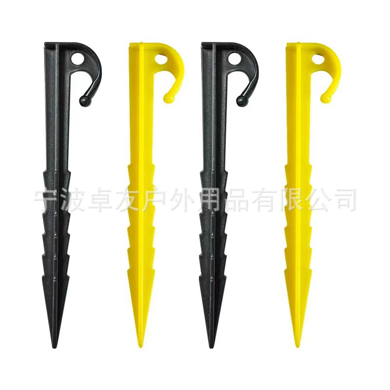 Пластиковые зубчатые гвозди завод прямой поставки 14,5 cm различные цвета на открытом воздухе кемпинг пилы кемпинг кемпинг гвозди