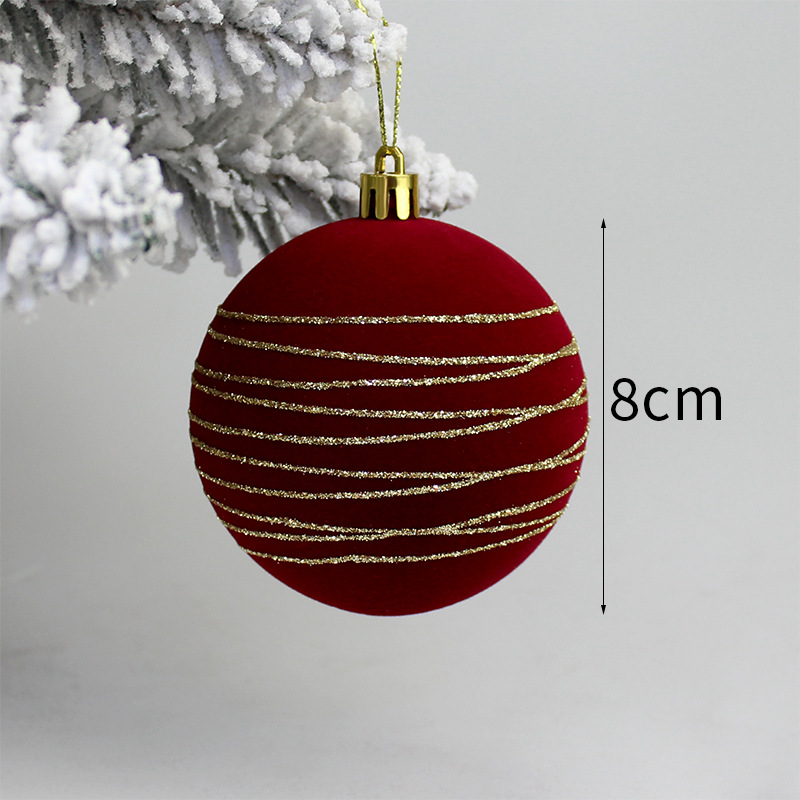 Navidad de terciopelo de terciopelo oscuro árbol de navidad colgante decoración de terciopelo de navidad personalizada