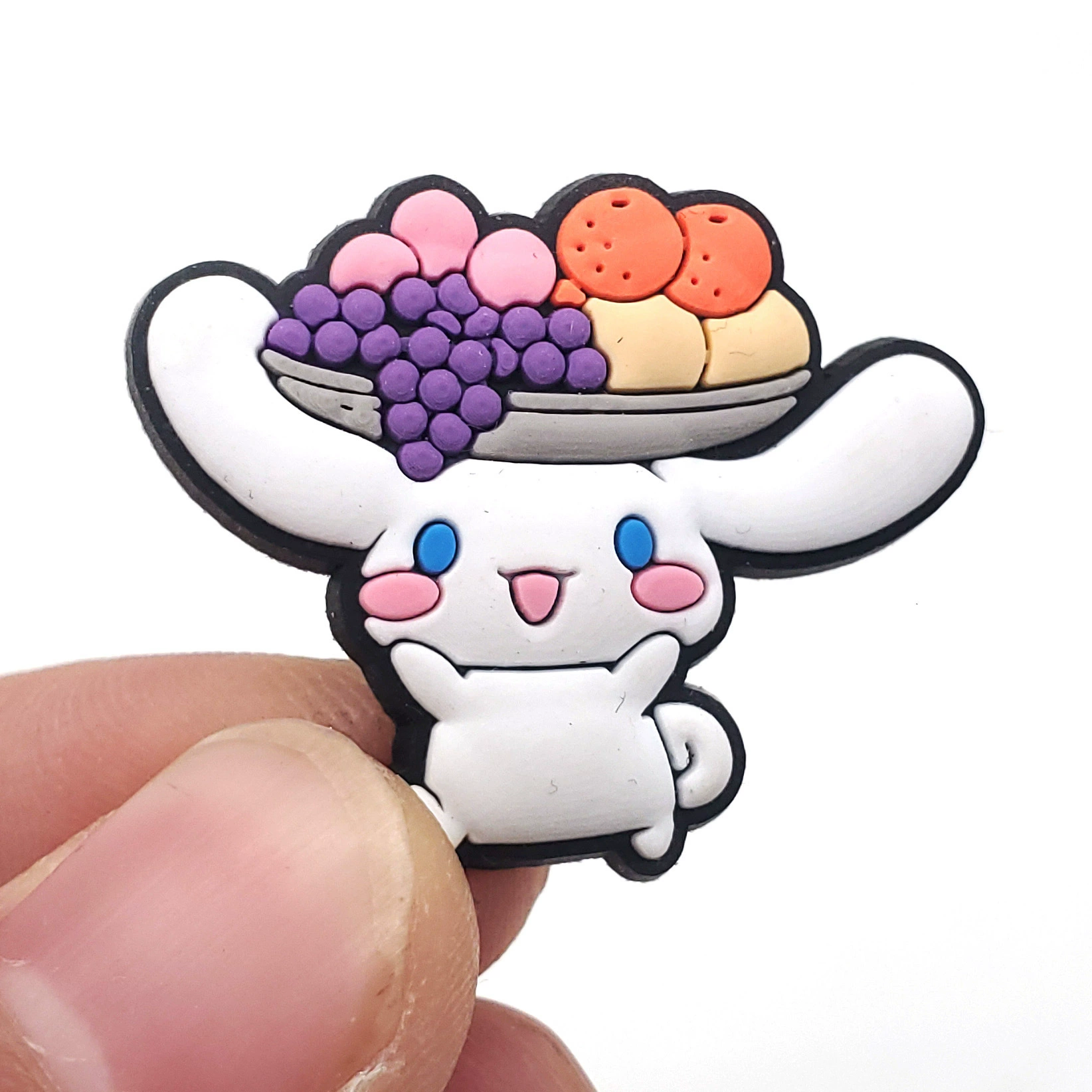 Подвески для обуви (Sanrio) Kuromi & My Melody Croc Jibbitz, assorted flower buckles, мультицветный набор