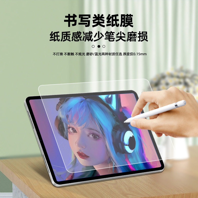 适用小米Pad7S Pro12.5寸类纸平板膜 红米K pad高清PET防爆水凝膜|undefined