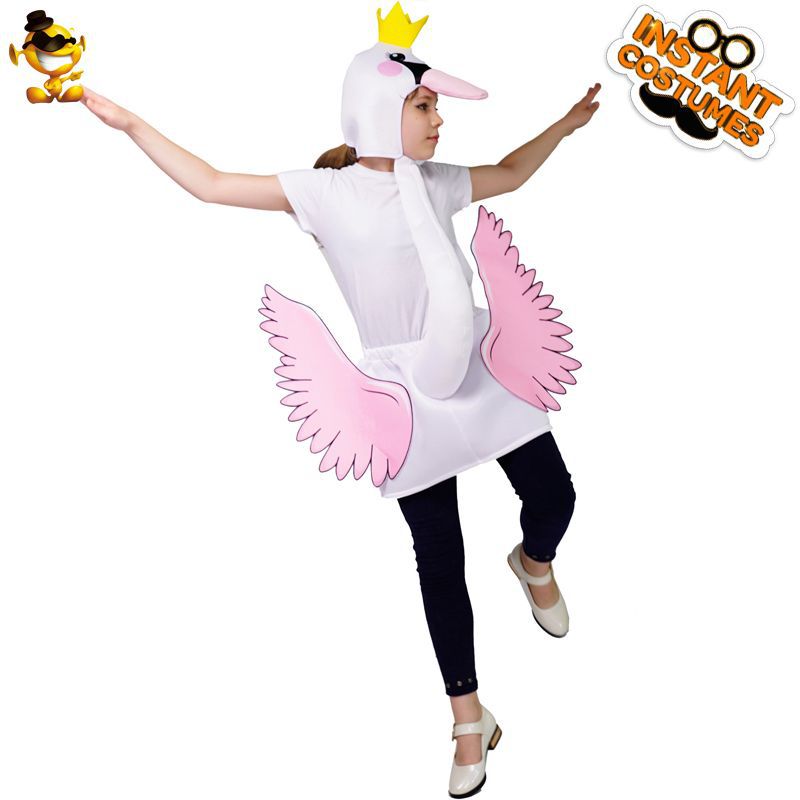 Los niños de Halloween Flamingo traje de la etapa Flamingo rol traje de rendimiento divertido traje de fiesta
