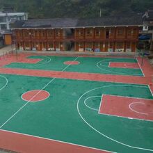 厂家直销PVC地板5mm防滑防冻防晒防出油抗紫外线室外运动塑胶地板